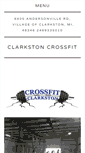 Mobile Screenshot of clarkstoncrossfit.com
